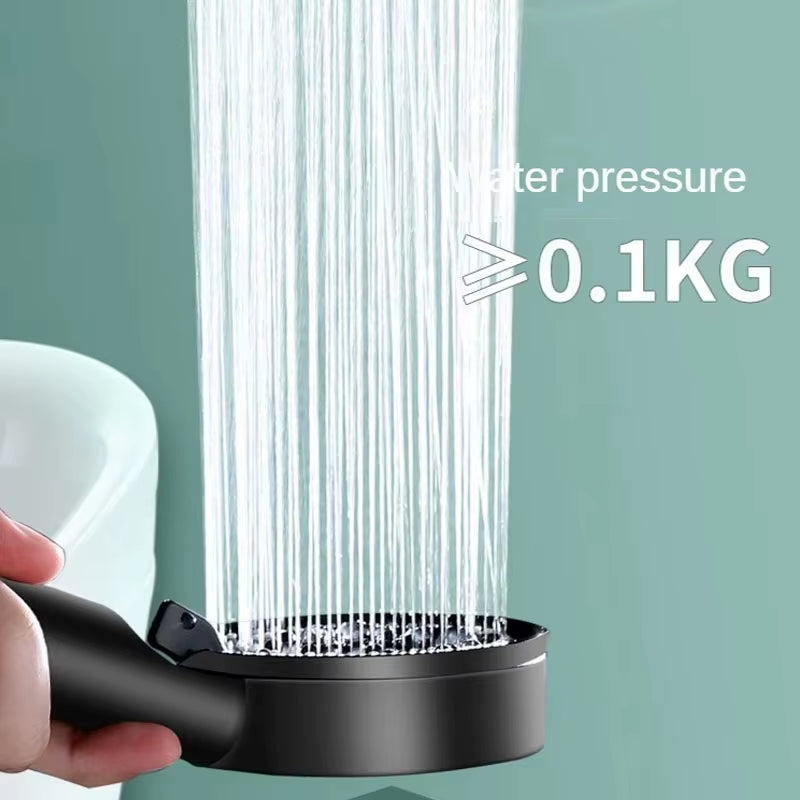 High Pressure Handheld Shower Head 5 Modes Adjustable Shower Heads Water Saving Spa Shower Head Sprayer Bathroom Accessory