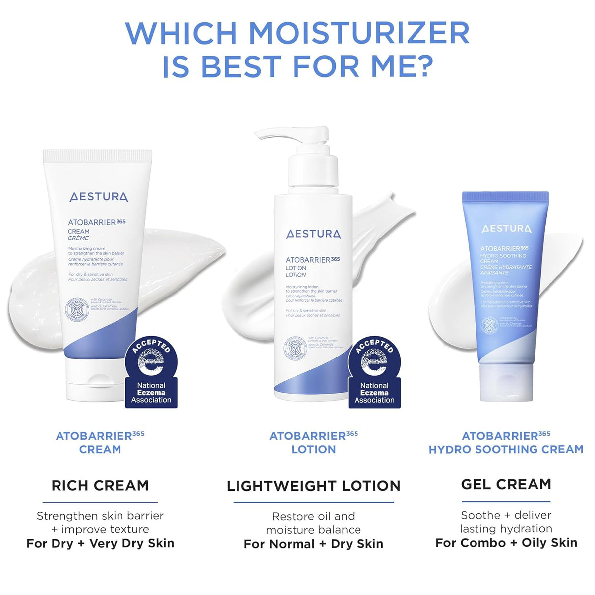 ATOBARRIER365 Cream with Ceramide, Korean Moisturizer for Barrier Repair | 120-Hour Lasting Hydration, Capsuled Ceramides for Dry & Sensitive Skin, Non-Comedogenic Tested, 2.70 Fl.Oz.(Renewed)