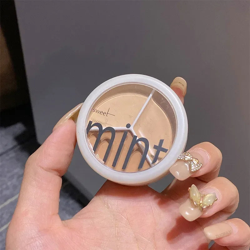 Sweet Mint 3-Color Cream Concealer Palette – Smooth, Buildable Coverage for Dark Circles, Acne Marks & Dull Skin with a Brightening Finish