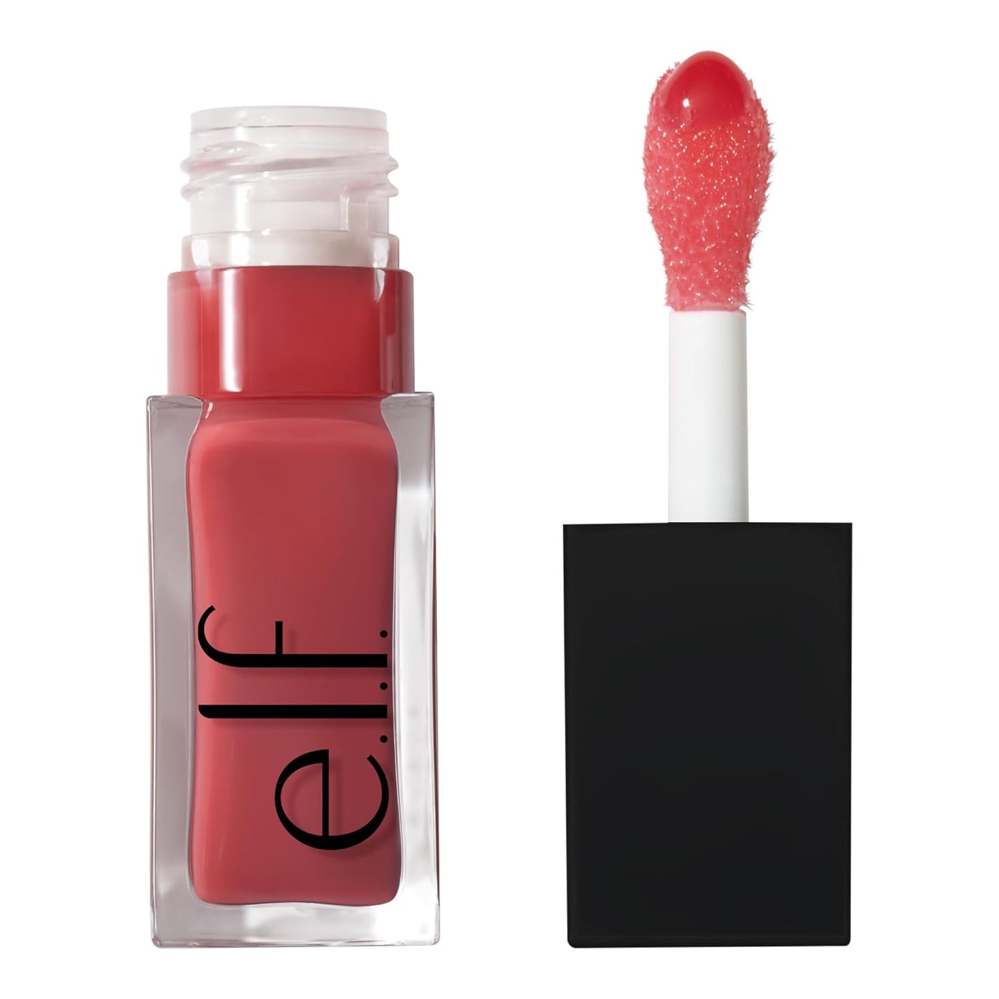 Glow Reviver Lip Oil, Nourishing Tinted Lip Oil for a High-Shine Finish, Infused with Apricot Oil, Vegan & Cruelty-Free, Rose Envy