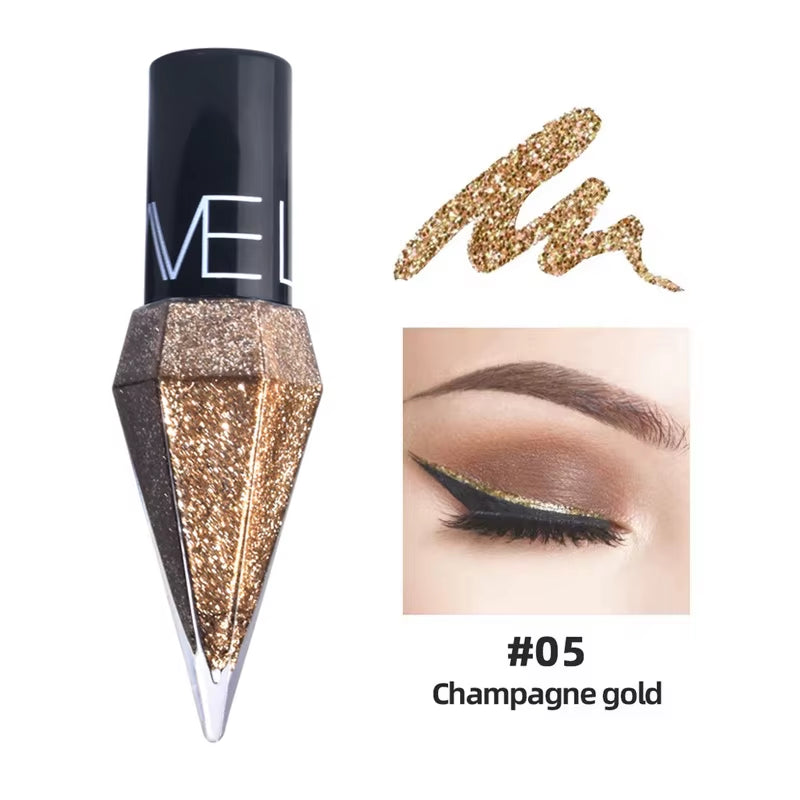 Liquid Glitter Eyeliner for Bold, Shimmering Eyes
