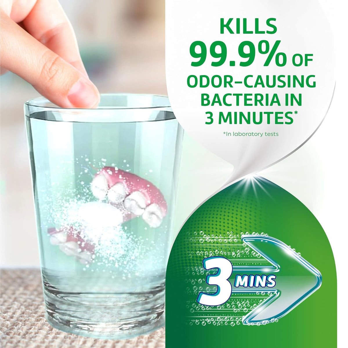 3 Minute Denture Cleanser Tablets - 120 Count