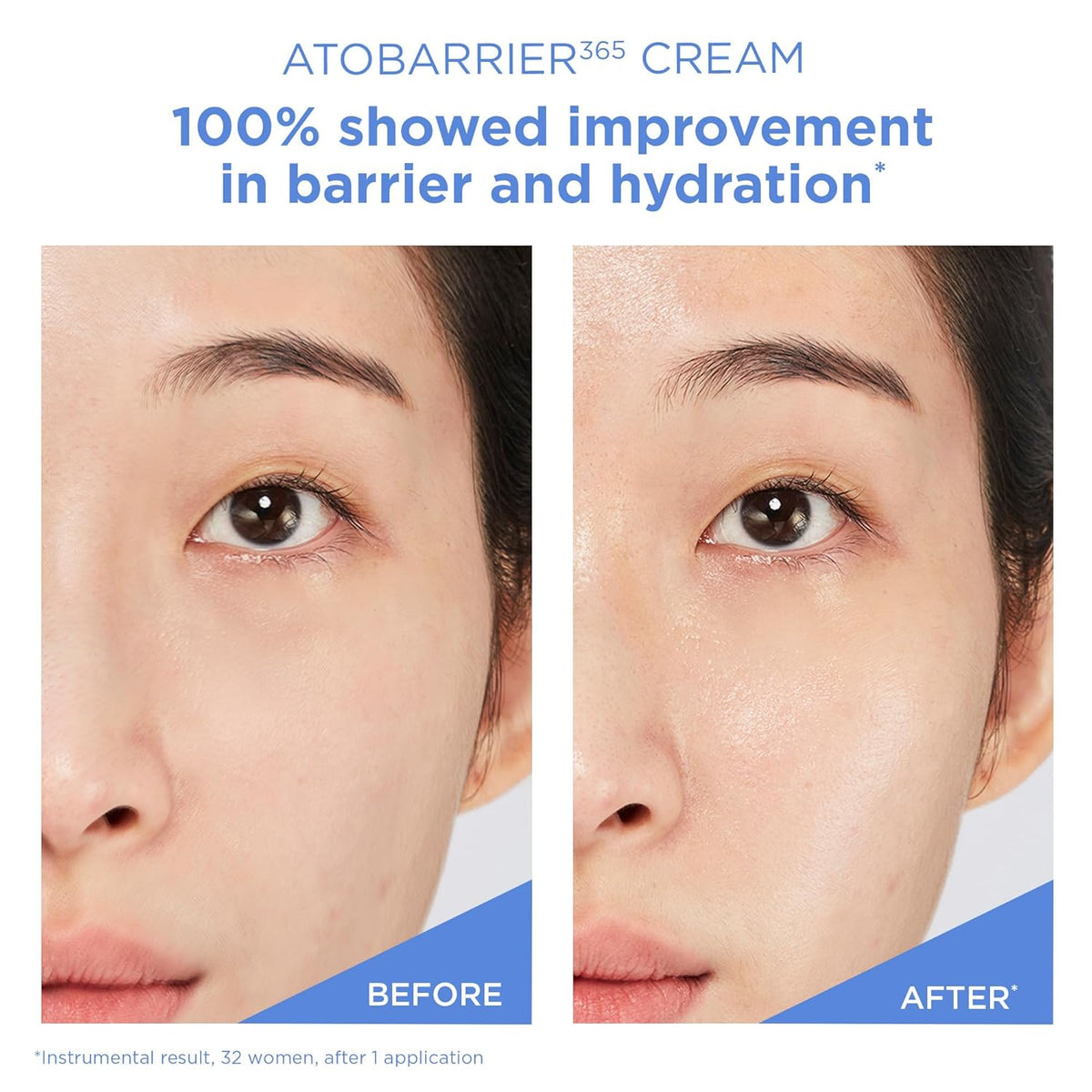 ATOBARRIER365 Cream with Ceramide, Korean Moisturizer for Barrier Repair | 120-Hour Lasting Hydration, Capsuled Ceramides for Dry & Sensitive Skin, Non-Comedogenic Tested, 2.70 Fl.Oz.(Renewed)